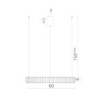 Подвесная люстра Divinare RENATA 1135/02 SP-36, 1хLED