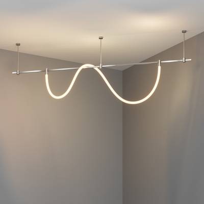 Трековый светильник Tau Flarity 3000K 27Вт 360° TR154-1-27W3K-PT. TM Maytoni