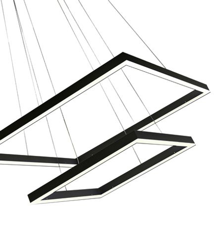 08227,19(4000K) Люстра Альтис черный w60+40 h200 Led 60W (4000K)