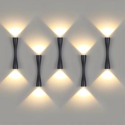 4291/10WL HIGHTECH ODL22 373 черный/металл Настенный светильник IP20 LED 10W 453Лм 3000K ANIKA