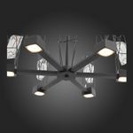 SL815.303.06 Люстра подвесная ST-Luce Серый графит/Серый графит, Прозрачный LED 6*8W 4000K