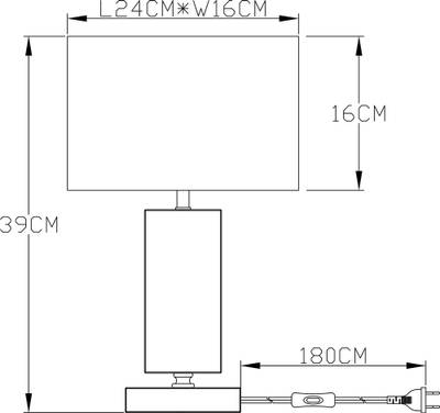 Декоративная настольная лампа Arte Lamp CLINT A4022LT-1CC, 1хE14