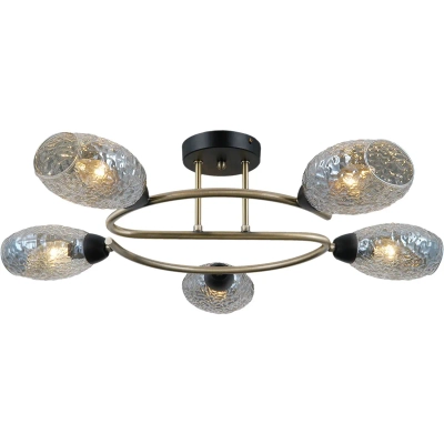 IL0300-5CSQ-79 BK AB светильник потолочный ILLUMICO, E14х5