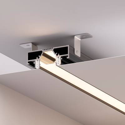 Профиль STRETCH-20-CEIL-D-CENTER-2000 BLACK (Arlight, Алюминий)