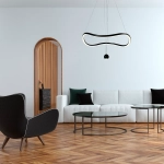 SL6209.403.35 Светильник подвесной ST-Luce Черный/Черный, Белый LED 1*35W 3000K