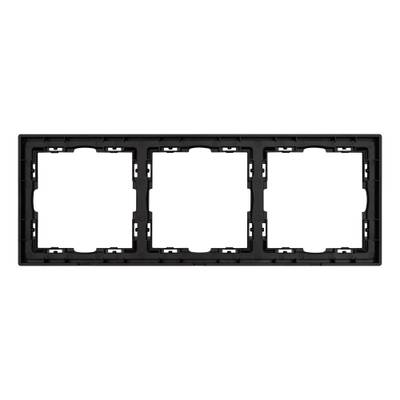 Рамка пластиковая FRM-NOBE-SFPL-3-BK (Arlight, -)