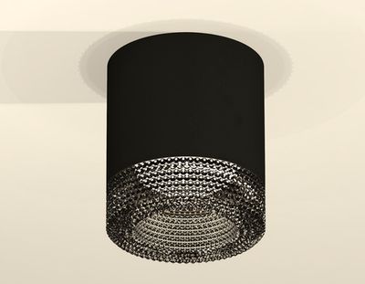 Комплект накладного светильника XS7402011 SBK/BK черный песок/тонированный MR16 GU5.3 (C7402, N7192)