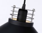 Подвесной светильник в стиле лофт TR8172 BK черный E27 max 40W D203*940