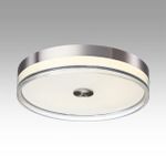 7728/76L MITRA LED SN Светильник металл/акрил/серебро/прозрачный LED 76Вт 4000K D400 IP20 INFINITA
