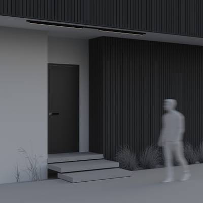 Уличный трековый светильник Basis Exility IP 3000К 30Вт 120° черный O-TR02-1-S-30WB3K. TM Maytoni