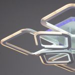 09821-3.3-4+4 WH (RGB) светильник потолочный