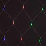Новогодняя гирлянда сеть мульти 1,5*1,5м IP20 300-001 мульти