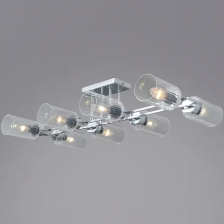 IL0780-8CSQ-25 CR NAPLES светильник потолочный ILLUMICO, E14х8