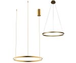 08213,33P(3000K) Подвес Тор матовое золото d60 h150 Led 36W (3000K) 2 типа крепления