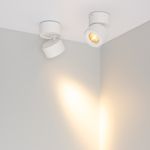 Светильник SP-POINT-SURFACE-R85-12W Warm3200-MIX (WH, 15 deg, 230V) (Arlight, IP20 Металл, 5 лет)