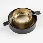 L01002327 Светильник LEVIGO MR16/HP16 ЗОЛОТО/ЧЕРНЫЙ МАТОВЫЙ (010023+510027)