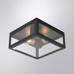 Уличный потолочный светильник Arte Lamp BELFAST A4569PF-2BK, 2хE27