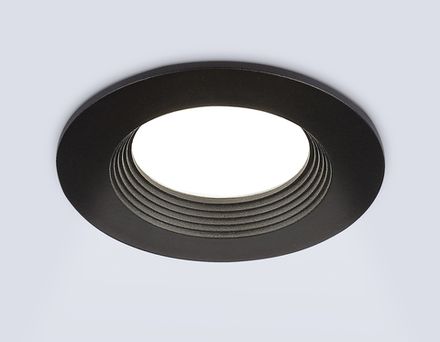 Светильник встраиваемый TN102816 BK черный GU5.3 D80*28