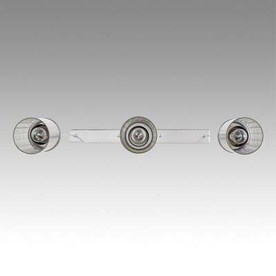 8102/3A COMFI LN26 408 хром/прозрачный металл/металл Подвес Е14 3*40W 220V ISHA
