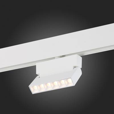 ST362.536.06 Магнитный трековый светильник белый LED 1*6W 3000K 532Lm Ra&gt;80 36° IP20 L120xW22xH134 48V