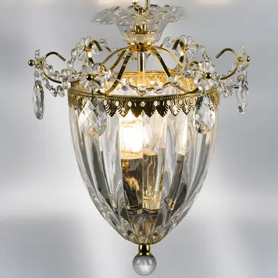 790032 Люстра SCHON 3x60W E14 Gold Lightstar