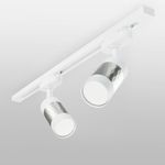 Basic System Трековый светильник GU10 Mizar Белый/серебро MRL 1007
