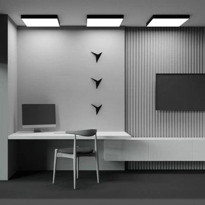 Потолочный светильник Зон / Zon 90 Вт 3000 К 120°, C032CL-90W3K-SQ-B. TM Maytoni