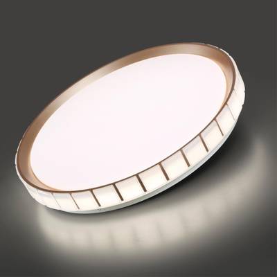7695/EL PALE SN 90 Светильник пластик/розовое золото LED 70Вт 3000-6000К D495 IP43 пульт ДУ KUPI GOLD