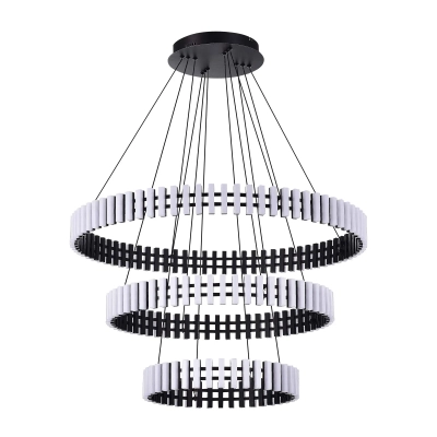 SL6203.403.105 Люстра подвесная ST-Luce Черный/Белый LED 1*105W 3000K