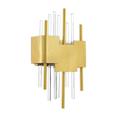 SL1633.201.02 Бра ST-Luce Матовое золото/Матовое золото,Прозрачный E14 2*40W