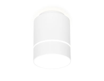 Накладной светодиодный точечный светильник TN255 WH/S белый/песок LED 4200K 7W D80*110