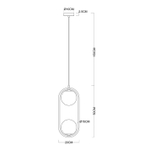Подвесной светильник Arte Lamp MATISSE A7745SP-2BK, 2хE14