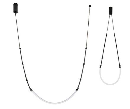 08060-1A,19 Подвес Бофорт черный w30 h150 Led 17W (4000К) 2 вида крепления