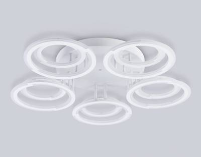 Светильник светодиодный потолочный FA8944/5+5 WH белый 132W 3000-6000K D735*115 (ПДУ ИК)