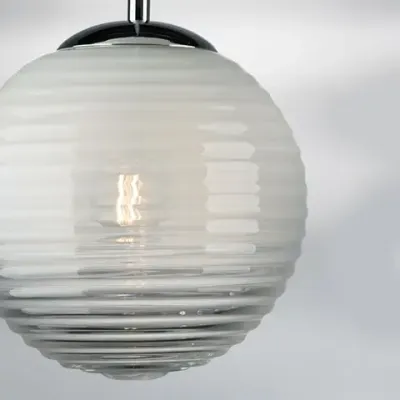 804101 Подвес DISSIMO 1х40W E27 ХРОМ/БЕЛЫЙ Lightstar