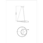 Подвесная люстра Arte Lamp MILLO A3893SP-30BK, 1хLED