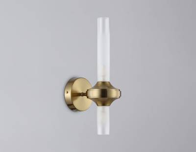 Светильник настенный LH55362/2 BS/CL латунь/прозрачный G9/2 max 30W 150*100*320