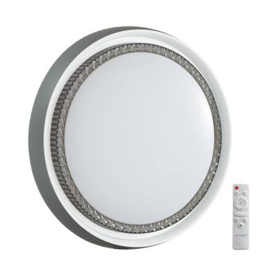 7644/EL PALE SN 136 Светильник пластик/белый/серый LED 70Вт 3000-6000К D520 IP43 пульт ДУ RAHIG