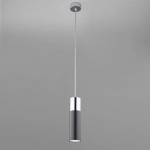 LED светильник подвесной в стиле лофт 50135/1 LED хром/черный, LED