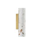 7012/12WL L-VISION ODL25 235 Настенный св-к UP DOWN металл/ терраццо/античная бронза/серый IP20 12W CRI&gt;90 3000K 220V TERRAZZO