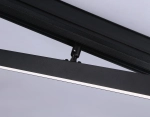 Светильник светодиодный трековый для шинопровода Magnetic GL4201 BK черный IP20 12W 4200K 48V 605*22*45