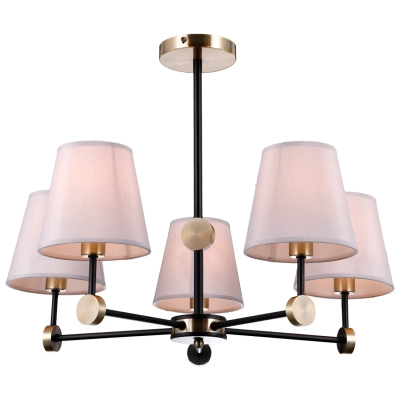 IL0394-5CSQ-24 BK AB CASTOR светильник потолочный ILLUMICO, E14х5