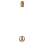 Светильник подвесной Crystal Lux CARO SP LED GOLD 1340/201