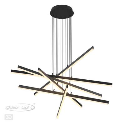 3890/96L L-VISION ODL20 328 черный/металл Подвесной светильник LED 4000K 96W 220V RUDY