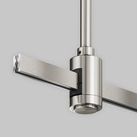 Крепление потолочное Short одинарное 78мм Flarity платина, TRA156C-S1-PT. TM Maytoni