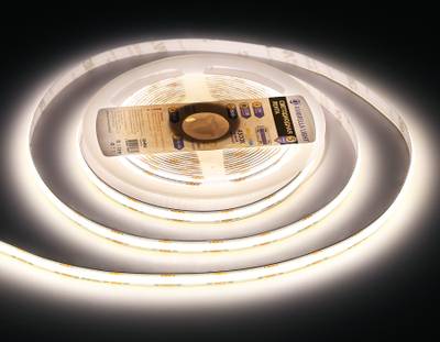 Светодиодная лента GS4652 COB 320Led/ 10W m/ 24V IP20 4500K 5m кратность резки 50mm (2 конт.)