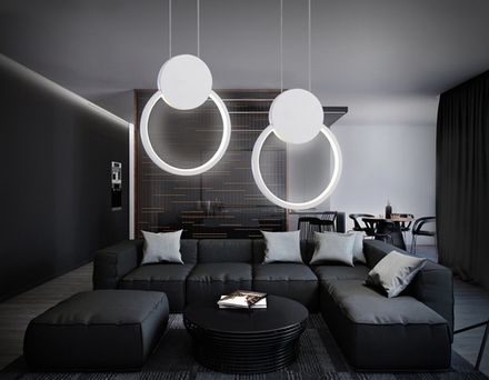 Светильник светодиодный подвесной FL5251 WH белый 9W 4200K 200*20*1200 (без ПДУ)