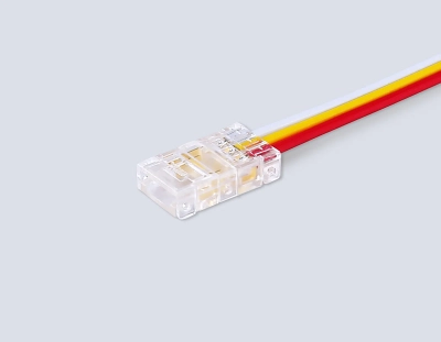 Соединитель гибкий односторонний COB CCT 12/24V для лент 8mm GS7406 (3 конт.) (5шт. в комплекте)