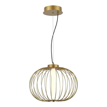 SL6124.203.01 Светильник подвесной ST-Luce Золотистый/Золотистый LED 1*10W 3000K