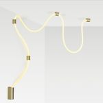 4397/30CL HIGHTECH ODL23 261 ант.бронза/металл/канат Настенно-потолочный св-к накладной (3 крепления в комплекте) IP20 LED 30W 1185Лм 3000K CORDA